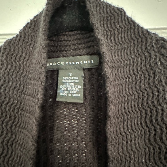 Knit Cardigan w/ Elbow Pads - Picture 2 of 3